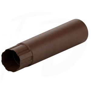 Rura spustowa stalowa ⌀ 100 długość 4m firmy KROP kolor czekoladowy brąz